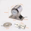 Ver imagem 2 de Fixador Prendedor Trava De Porta Magnético Cromado Super Imã de Neodímio - Silver