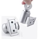 Ver imagem 6 de Fixador Prendedor Trava De Porta Magnético Cromado Super Imã de Neodímio - Silver