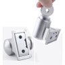 Fixador Prendedor Trava De Porta Magnético Cromado Super Imã de Neodímio - Silver - 6