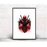 Quadro Decorativo Poste Deadpool Rage Quadrinhos - 1