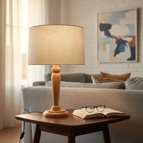 Abajur de Mesa Siena Decoração para Quarto Sala Consultório