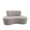 Ver imagem 2 de Namoradeira Mavie 160cm 2 Lugares Bouclê Design Orgânico