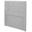 Ver imagem 1 de Cabeceira Box Shop Clean Solteiro 90cm Em Couro Sintético Branco