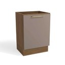 Ver imagem 1 de Gabinete de Cozinha Modulado Botanic M629 1 Porta 60cm Nogueira/fendi Fosco - Kappesberg