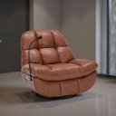 Ver imagem 3 de Poltrona do Papai Cinema Elétrica Boston com Massagem Aquecimento Balanço Entrada Usb/usb-c Pu Caram