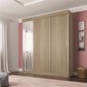 Guarda-Roupa Madri com 3 Portas, 3 Gavetas e Espelho Fama Móveis - 3