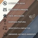 Ver imagem 4 de Rodapé de PVC 7 cm altura Frisado barra com 2 M cor Preto