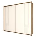Ver imagem 2 de Guarda Roupa Casal Ambiente Vicenza Nature Off White - Henn