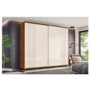Ver imagem 1 de Guarda Roupa Casal Ambiente Vicenza Nature Off White - Henn