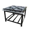 Fogão para Cozinha Industrial 4 Bocas Queimador Mistor com Chama Dupla e Simples 30 Cm Sebem - 1