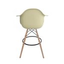 Ver imagem 4 de Banqueta Eames com Braços Fendi - Base de Madeira Natural