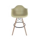 Ver imagem 2 de Banqueta Eames com Braços Fendi - Base de Madeira Natural