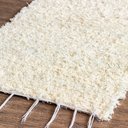 Ver imagem 2 de Tapete Passadeira 1,60x0,50 Algodão Felpudo Boho Cru Quarto