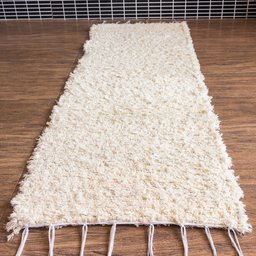 Passadeira Boho Algodão Cru 1,60x0,50 Tapete Artesanal Lavável Dupla Face Decoração Quarto Cozinha - 7