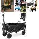 Ver imagem 5 de Carrinho Mao Dobravel Carga Camping Praia Transporte Multiuso 100kg Portatil Acampamento Pesca Viage