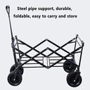Ver imagem 1 de Carrinho Mao Dobravel Carga Camping Praia Transporte Multiuso 100kg Portatil Acampamento Pesca Viage