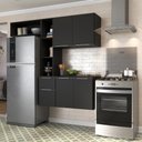 Ver imagem 5 de Cozinha Compacta Multimóveis Sofia Fg2006 Com Armário E Balcão Preta