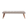 Puff Decorativo Recamier Barcelona - Tecido Linho Francês - 1