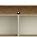 Ver imagem 3 de Rack para Sala de Estar Tv 75 Pol 4 Portas 220cm Pés Dourado Clio I03 Louro Luna - Lyam