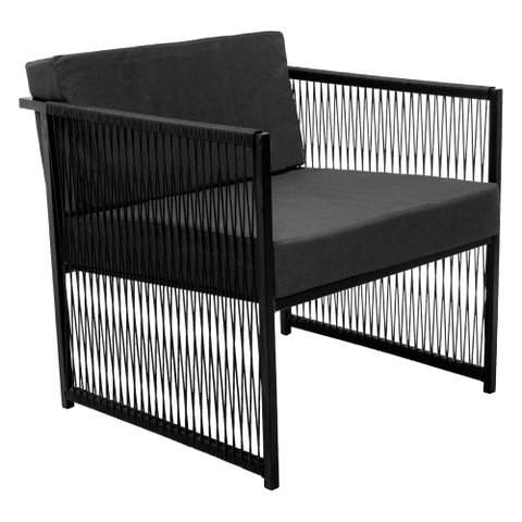 Poltrona Santiago para Área Externa de Fibra Sintética