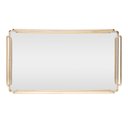 Ver imagem 3 de Conjunto com 2 Bandejas Decorativas Douradas em Metal