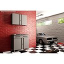 Ver imagem 5 de Armário Multiuso P/área Serviço Aéreo Multibox Aço 2 Portas C/ Chave 80cm Preto/cinza - Telasul