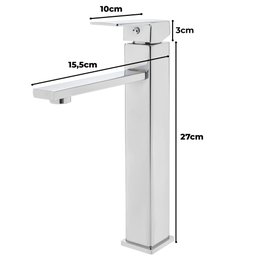 Kit Cuba Pia Louça Cerâmica Banheiro C/ Torn Mono e Válv S24 - 5