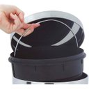 Ver imagem 2 de Lixeira Inox Polido com Pedal 3 Litros cod