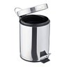 Lixeira Inox Polido com Pedal 3 Litros cod - 3
