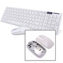Ver imagem 3 de Kit Teclado E Mouse Sem Fio Slim Wireless Alcance Branco
