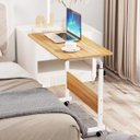 Ver imagem 2 de Mesa Multiuso com Rodinhas Altura Ajustável - para Notebook, Tablet no Sofá e Cama