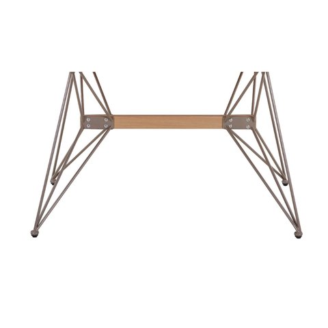 Base para Mesa Liverpool em Aço para Tampo 140x80cm Champagne