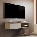 Ver imagem 1 de Rack para TV até 50 Polegadas Decor 1.16 Suspenso 1 Gaveta Hanover/Fendi - Giga Móveis