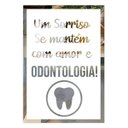 Ver imagem 1 de Placa De Frases Dentista Em Espelho Jateado Modelo FR6QR