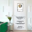 Ver imagem 2 de Placa Sinalização Elevador Em Espelho Jateado Modelo SI7LM