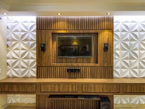 Revestimento 3d Plastico Placa Pvc Decorativas Parede E Teto - 9