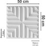 Revestimento 3d Plástico Para Parede 50x50cm Painel Decorado - 2
