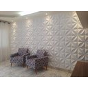 Ver imagem 2 de Revestimento 3D para Decoração de Parede Kit 12M² + 4 Cola