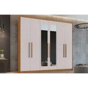 Ver imagem 1 de Guarda Roupa 6 Portas 2 Esp 5 Gav Áries Lopas Amêndoa