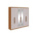 Ver imagem 4 de Guarda Roupa 6 Portas 2 Esp 5 Gav Áries Lopas Amêndoa