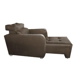 Poltrona Retratil e Reclinavel Safira Marrom - 2