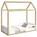 Ver imagem 1 de Mini Cama Montessoriano Zoe Branco/natural - Reller Móveis Branco/natural