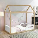 Ver imagem 2 de Mini Cama Montessoriano Zoe Branco/natural - Reller Móveis Branco/natural