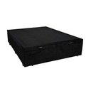 Ver imagem 2 de Base Box Baú Casal Belos Sonhos Suede Preto 41x138x188