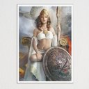 Ver imagem 1 de Placa Decorativa Deusa Atenas Mitologia Grega Wall