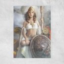 Ver imagem 2 de Placa Decorativa Deusa Atenas Mitologia Grega Wall