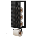 Ver imagem 3 de Porta Papel Higiênico de Parede em Aço Estilo Industrial