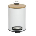 Ver imagem 1 de Lixeira Pedal Bambu Branco Mimo Alx23282