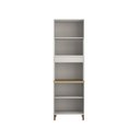 Ver imagem 4 de Torre Quente 2 Fornos 3 Portas 230x70 cm Valência Cinza 100% MDF Casamia