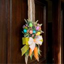 Ver imagem 3 de Escapulário Decoração Pascoa para Porta Ovos Arranjo Laço 1m